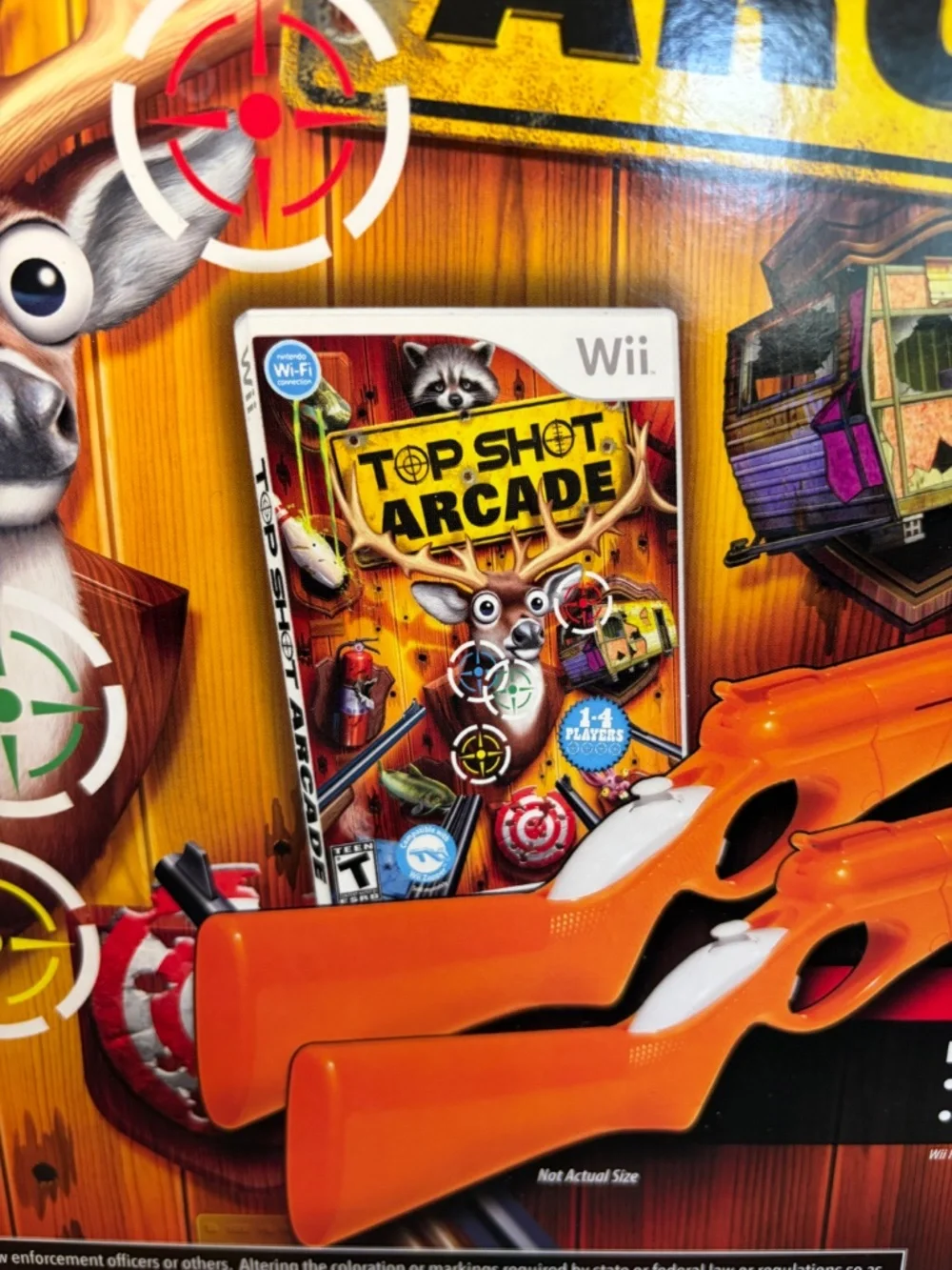 Top Shot Arcade Wii Limited Edition 2 Pack 2011 New In Box Rare